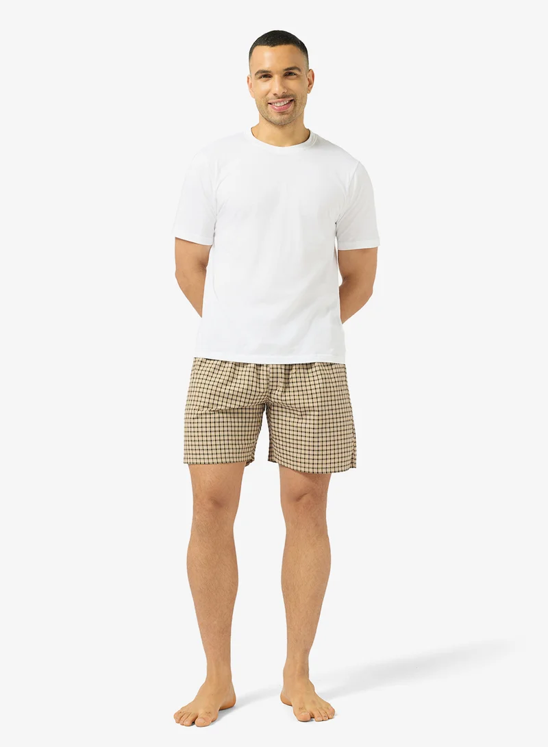 سفنتي فايف بيسيكس Woven Boxer of 2 Pack